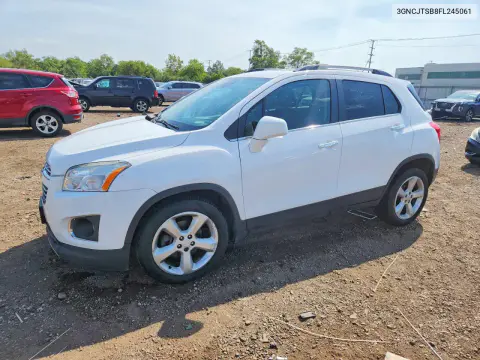 3GNCJTSB8FL245061 — 2015 Chevrolet TRAX, Передняя часть, фото до ремонта