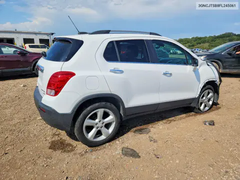 2015 Chevrolet Trax Ltz VIN 3GNCJTSB8FL245061 фото 3
