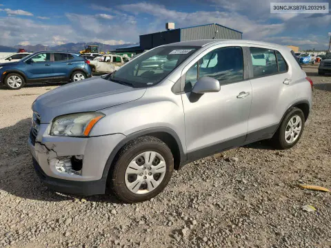 3GNCJKSB7FL203295 — 2015 Chevrolet TRAX, Передняя часть, фото до ремонта