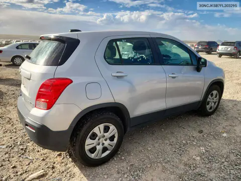 2015 Chevrolet Trax Ls VIN 3GNCJKSB7FL203295 фото 3