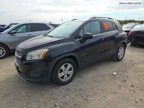 3GNCJLSBXFL245787 — 2015 Chevrolet TRAX, Подтопление, фото до ремонта