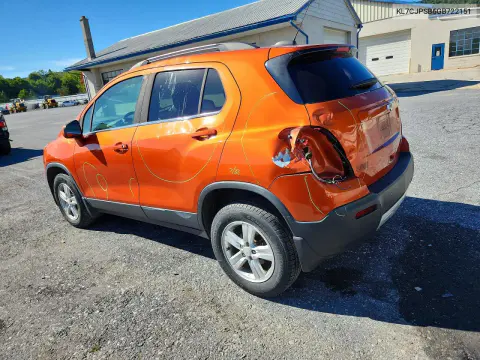 2016 Chevrolet Trax 1Lt VIN KL7CJPSB6GB722151 фото 2