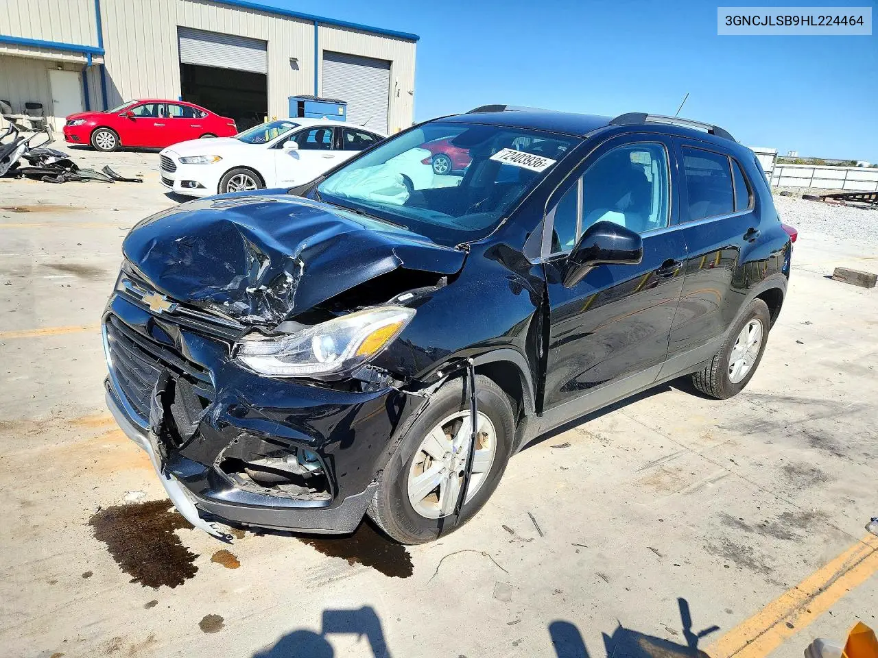 2017 Chevrolet Trax 1Lt VIN 3GNCJLSB9HL224464 фото 1