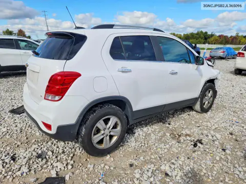 2018 Chevrolet Trax 1Lt VIN 3GNCJPSB2JL365096 фото 3