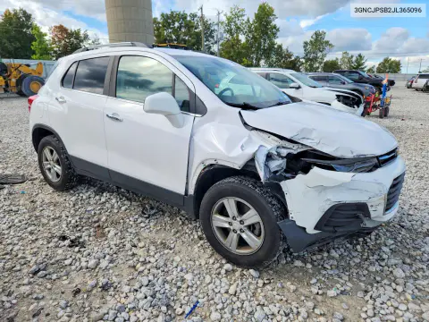 2018 Chevrolet Trax 1Lt VIN 3GNCJPSB2JL365096 фото 4