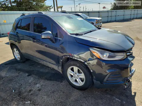 2018 Chevrolet Trax 1Lt VIN 3GNCJLSBXJL288664 фото 4