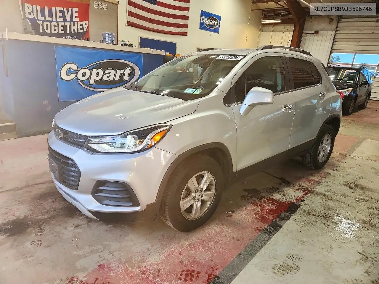 2018 Chevrolet Trax 1Lt VIN KL7CJPSB9JB596746 фото 1