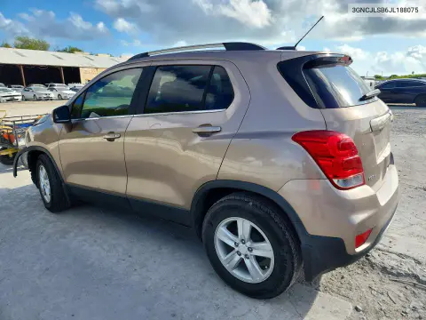 2018 Chevrolet Trax 1Lt VIN 3GNCJLSB6JL188075 фото 2