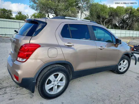 2018 Chevrolet Trax 1Lt VIN 3GNCJLSB6JL188075 фото 3