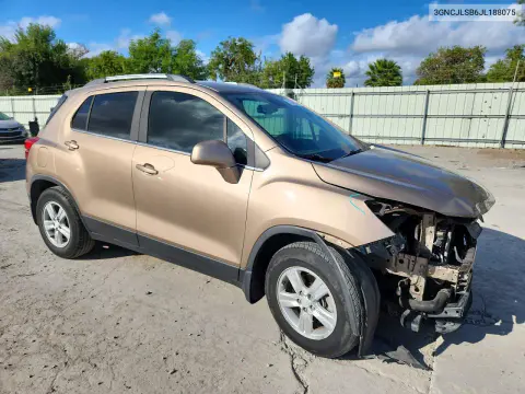 2018 Chevrolet Trax 1Lt VIN 3GNCJLSB6JL188075 фото 4