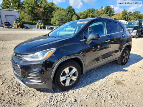 3GNCJPSB8KL257633 — 2019 Chevrolet TRAX, Передняя часть, фото до ремонта