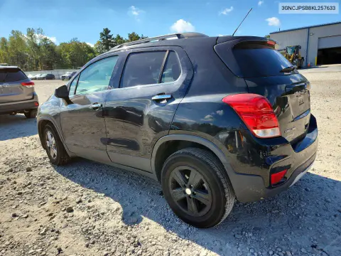 2019 Chevrolet Trax 1Lt VIN 3GNCJPSB8KL257633 фото 2