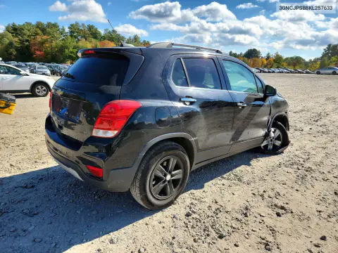 2019 Chevrolet Trax 1Lt VIN 3GNCJPSB8KL257633 фото 3