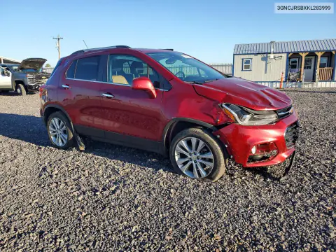 2019 Chevrolet Trax Premier VIN 3GNCJRSBXKL283999 фото 4