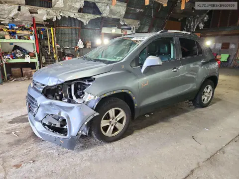 2019 Chevrolet Trax 1Lt VIN KL7CJPSB3KB900929 фото 1