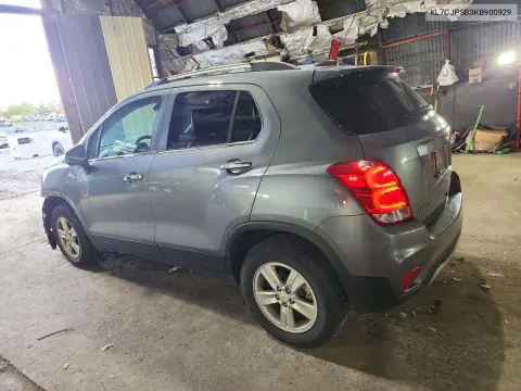 2019 Chevrolet Trax 1Lt VIN KL7CJPSB3KB900929 фото 2