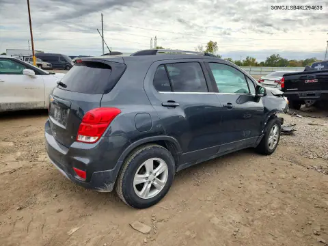 2019 Chevrolet Trax 1Lt VIN 3GNCJLSB4KL294638 фото 3