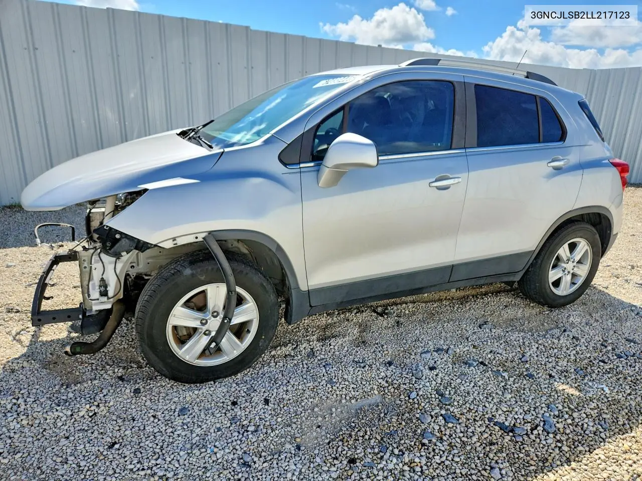 2020 Chevrolet Trax 1Lt VIN 3GNCJLSB2LL217123 фото 1