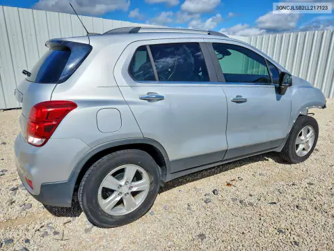 2020 Chevrolet Trax 1Lt VIN 3GNCJLSB2LL217123 фото 3