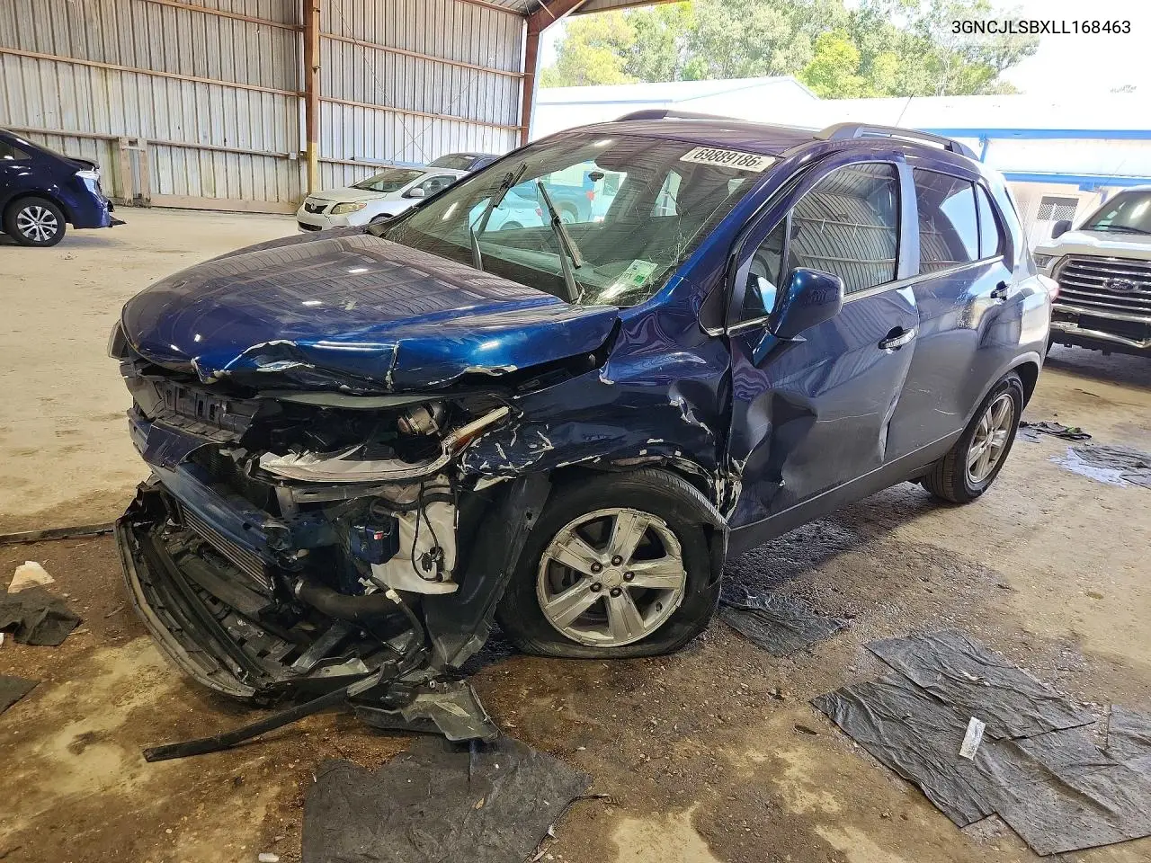 2020 Chevrolet Trax 1Lt VIN 3GNCJLSBXLL168463 фото 1