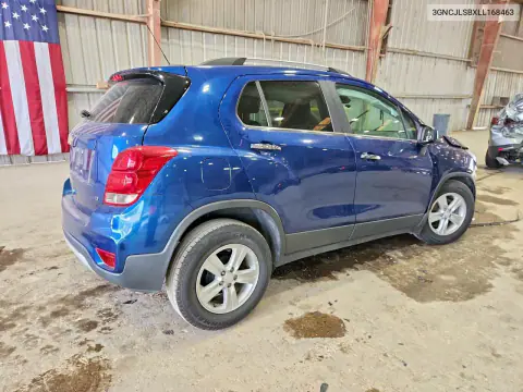 2020 Chevrolet Trax 1Lt VIN 3GNCJLSBXLL168463 фото 3
