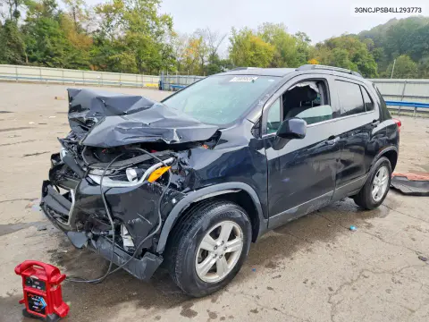 3GNCJPSB4LL293773 — 2020 Chevrolet TRAX, Передняя часть, фото до ремонта