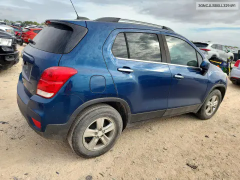 2020 Chevrolet Trax 1Lt VIN 3GNCJLSBXLL329491 фото 3