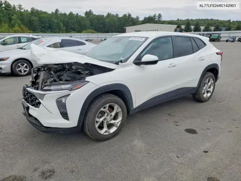 KL77LFE26RC142901 — 2024 Chevrolet TRAX, Передняя часть, фото до ремонта