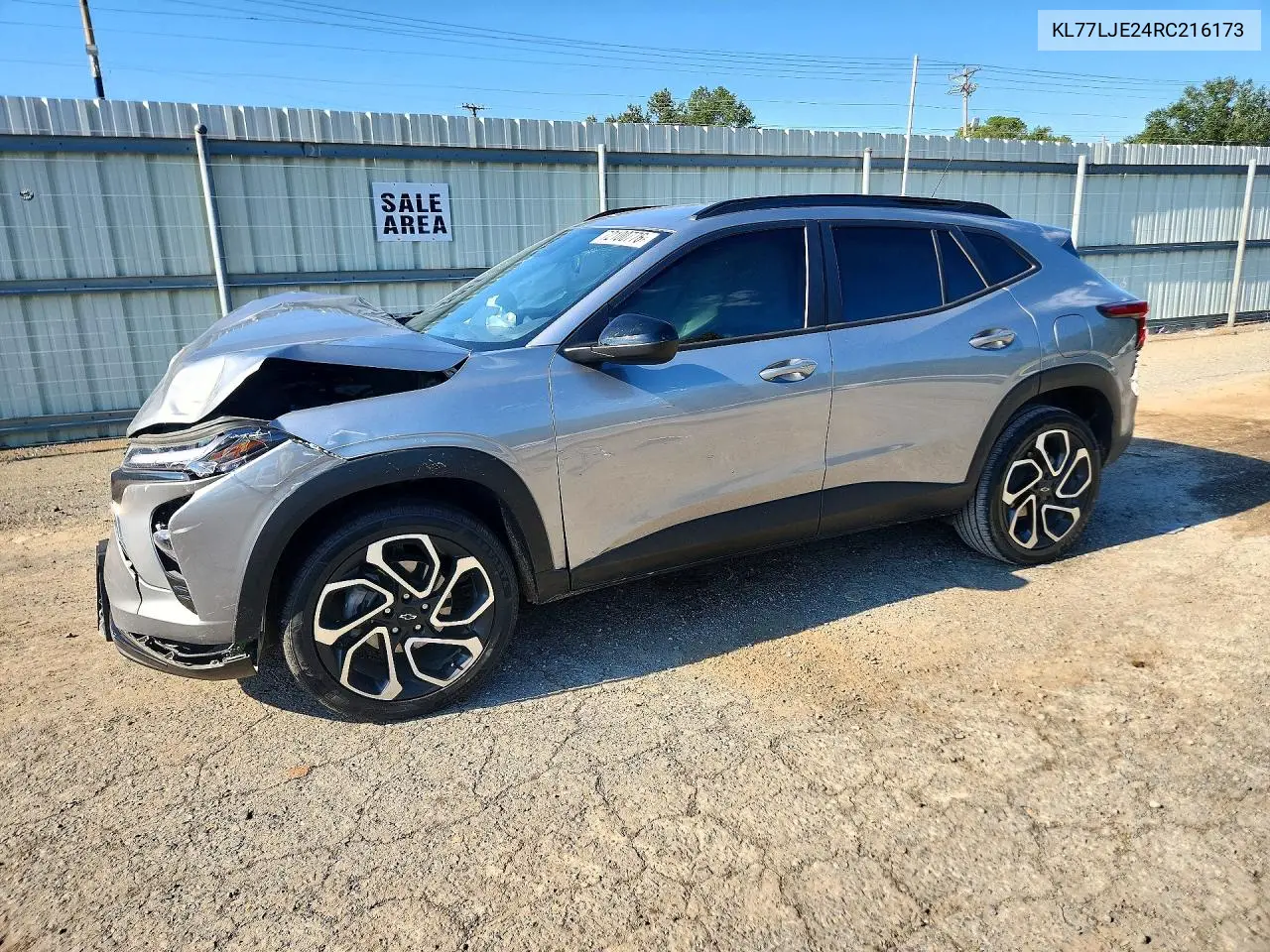 2024 Chevrolet Trax 2Rs VIN KL77LJE24RC216173 фото 1
