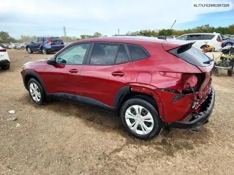 2024 Chevrolet Trax Ls VIN KL77LFE29RC097209 фото 2