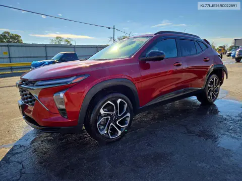 KL77LJE26RC022891 — 2024 Chevrolet TRAX, Задняя часть, фото до ремонта