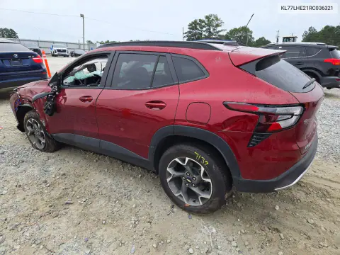 2024 Chevrolet Trax 1Lt VIN KL77LHE21RC036321 фото 2