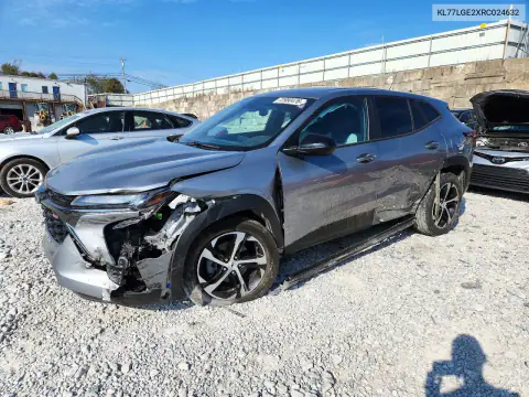 KL77LGE2XRC024632 Chevrolet TRAX 2024 — повреждение Передняя часть, фото до ремонта