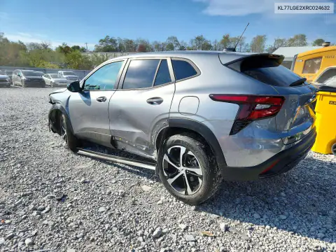 KL77LGE2XRC024632 — 2024 Chevrolet TRAX, фото 2 с аукциона Copart, Передняя часть