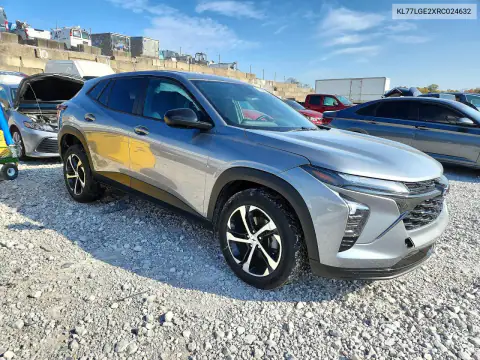 KL77LGE2XRC024632 — 2024 Chevrolet TRAX, фото 4 с аукциона Copart, Передняя часть