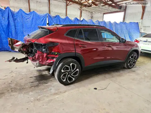 KL77LJE23RC178337 — 2024 Chevrolet TRAX, фото 3 с аукциона Copart, Задняя часть
