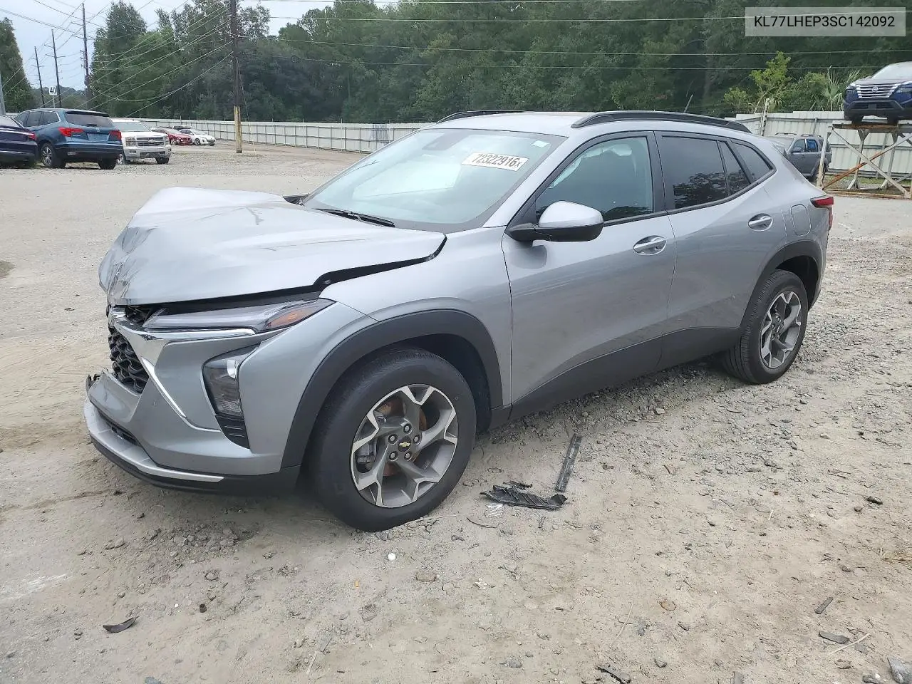 2025 Chevrolet Trax 1Lt VIN KL77LHEP3SC142092 фото 1