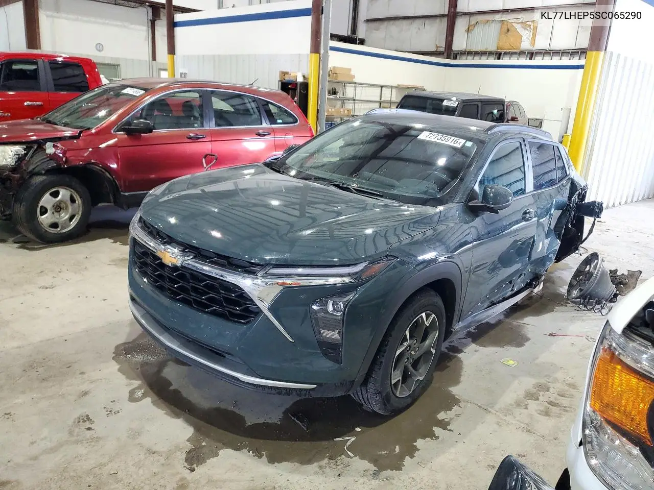KL77LHEP5SC065290 Chevrolet TRAX 2025 — повреждение Задняя часть, фото до ремонта