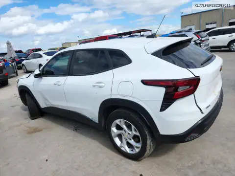 KL77LFEP2SC293011 — 2025 Chevrolet TRAX, фото 2 с аукциона Copart, Передняя часть