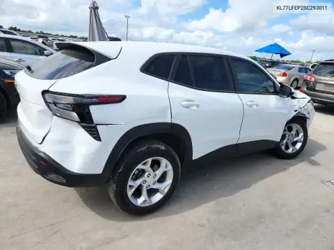 KL77LFEP2SC293011 — 2025 Chevrolet TRAX, фото 3 с аукциона Copart, Передняя часть