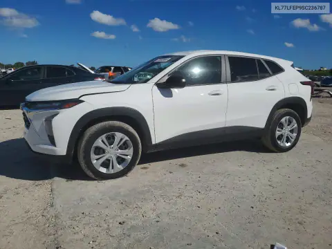 KL77LFEP9SC236787 — 2025 Chevrolet TRAX, Задняя часть, фото до ремонта