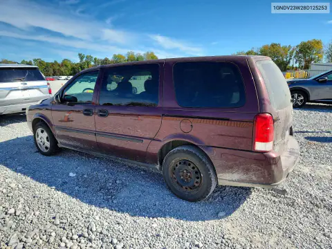 2008 Chevrolet Uplander Ls VIN 1GNDV23W28D125253 фото 2