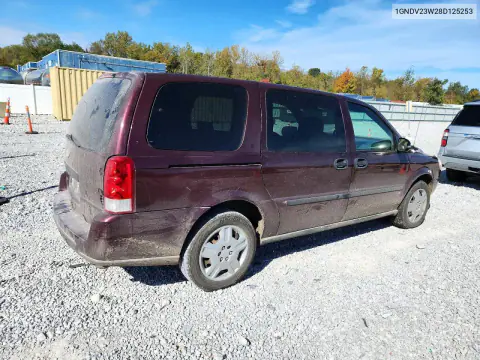 2008 Chevrolet Uplander Ls VIN 1GNDV23W28D125253 фото 3
