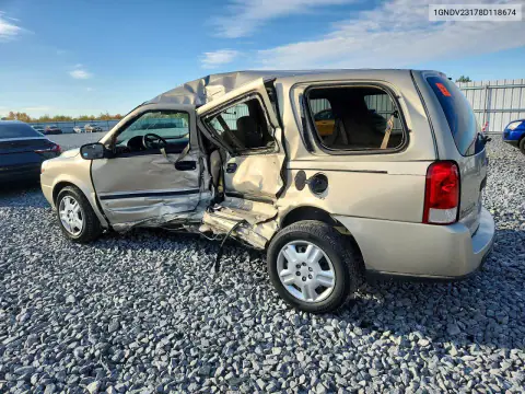 2008 Chevrolet Uplander Ls VIN 1GNDV23178D118674 фото 2