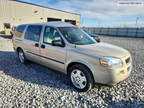 2008 Chevrolet Uplander Ls VIN 1GNDV23178D118674 фото 4