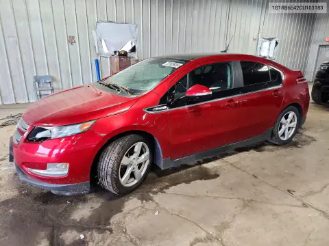 1G1RB6E42CU103183 — 2012 Chevrolet Volt, Передняя часть, фото до ремонта