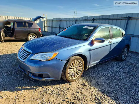 1C3BC2FG5BN609904 — 2011 Chrysler 200, Передняя часть, фото до ремонта