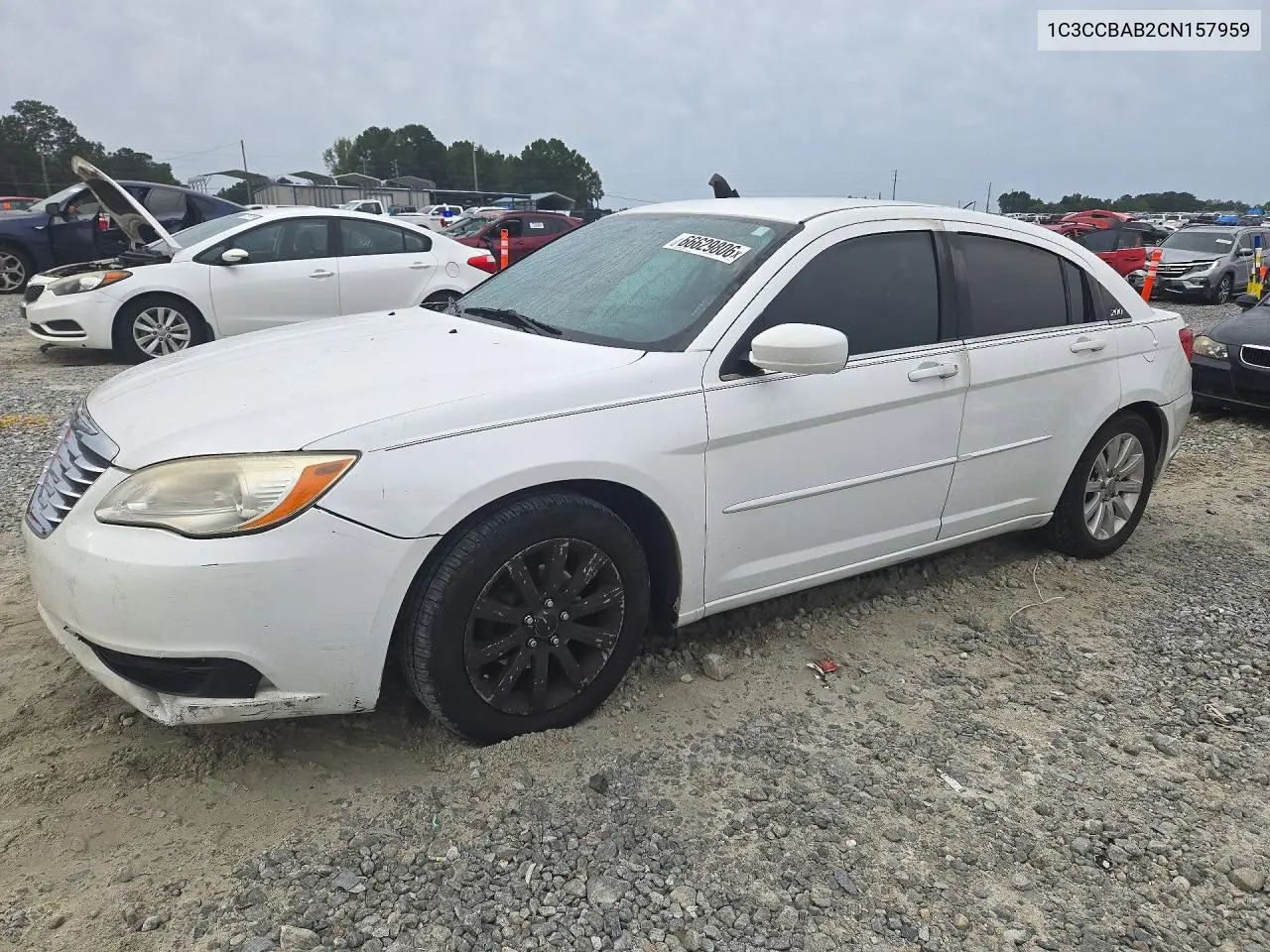 2012 Chrysler 200 Lx VIN 1C3CCBAB2CN157959 фото 1