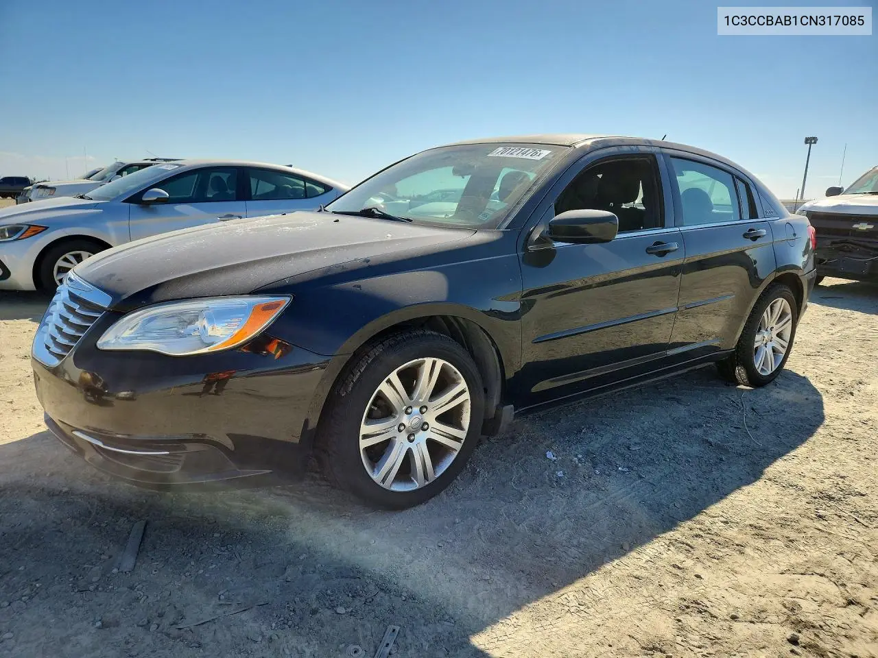 2012 Chrysler 200 Lx VIN 1C3CCBAB1CN317085 фото 1