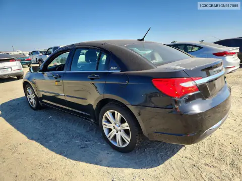 2012 Chrysler 200 Lx VIN 1C3CCBAB1CN317085 фото 2
